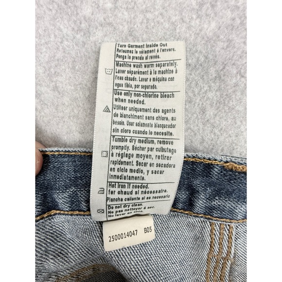 Carhartt Relaxed Fit Blue Jeans Mens 34x34 Denim Workwear01483-980 *READ - Picture 8 of 11